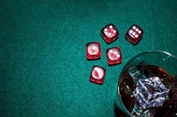 Ocean King live-dealer table with six betting positions and community cards displayed